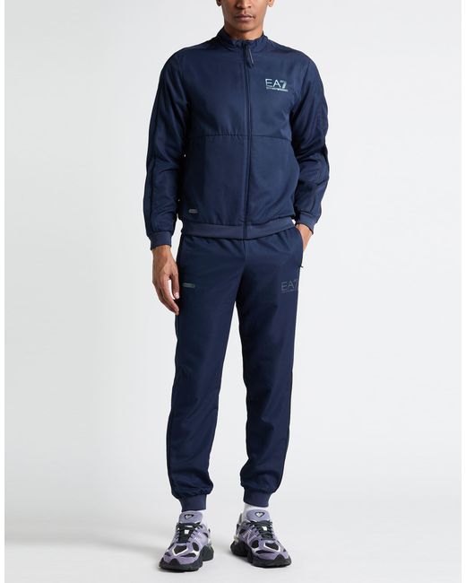 EA7 Blue Tracksuits for men