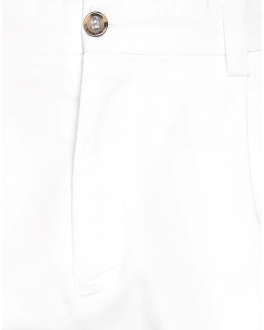 Paolo Pecora White Pants for men