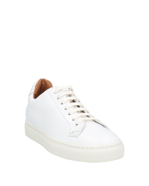 Doucal's White Sneakers Leather for men