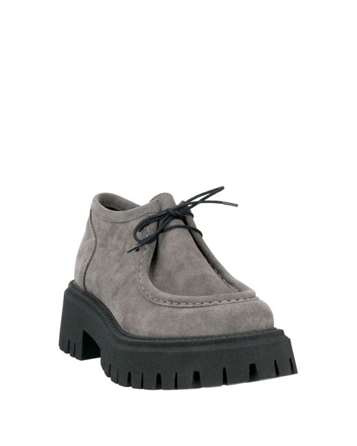 Islo Isabella Lorusso Gray Lace-up Shoes