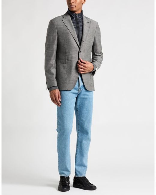 Paoloni Gray Jackets for men