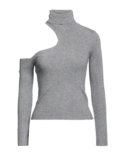 Haveone Gray Turtleneck Viscose, Polyester, Polyamide