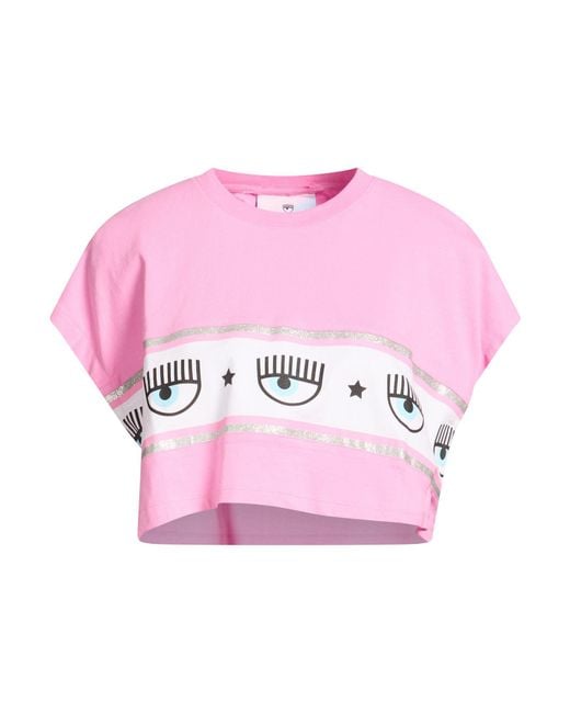 Chiara Ferragni Pink T-Shirts