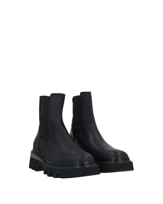 Woolrich Black Ankle Boots