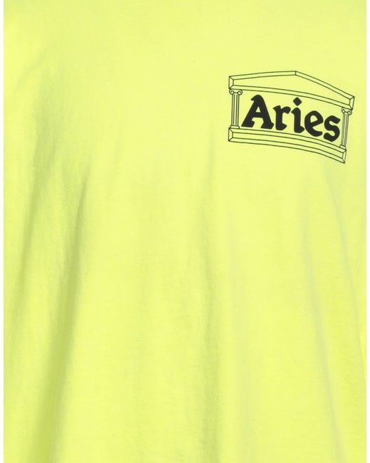 Aries Yellow T-shirt for men