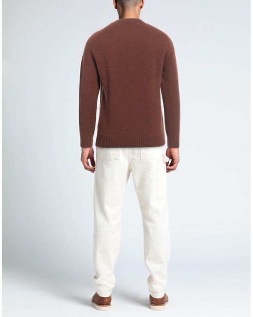 Irish Crone Brown Jumper for men