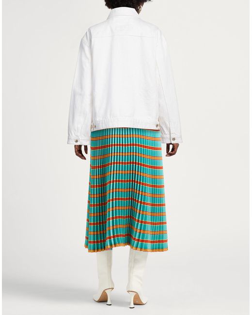MICHAEL Michael Kors White Jeansjacke/-mantel