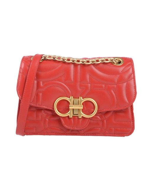 Borse A Tracolla di Ferragamo in Red