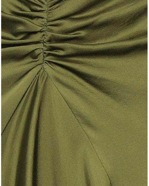 LA SEMAINE Paris Green Midi Skirt