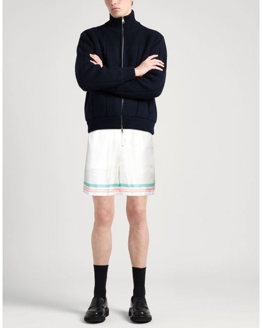 Casablanca White Drawstring Shorts for men