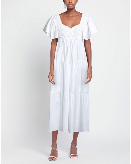 Jijil White Maxi Dress