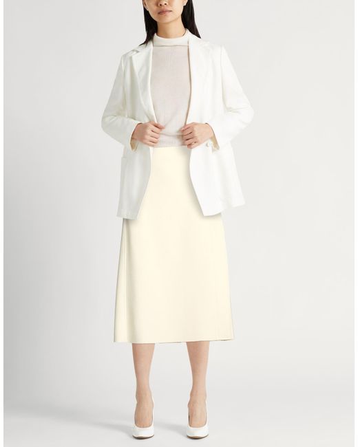 Jil Sander Natural Midi Skirt