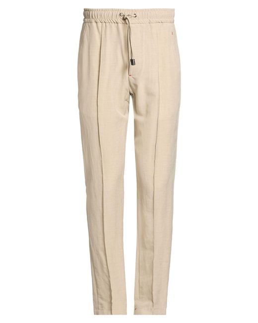 Isaia Natural Trouser for men