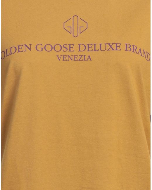Camiseta Golden Goose Deluxe Brand de color Yellow