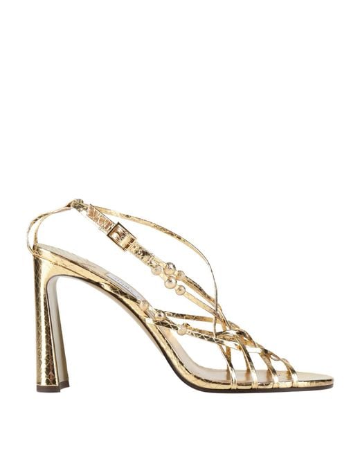 Jimmy Choo Natural Sandals Leather