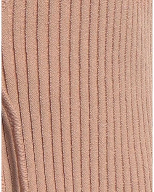 ANDREADAMO Brown Top Viscose, Polyester, Polyamide, Elastane