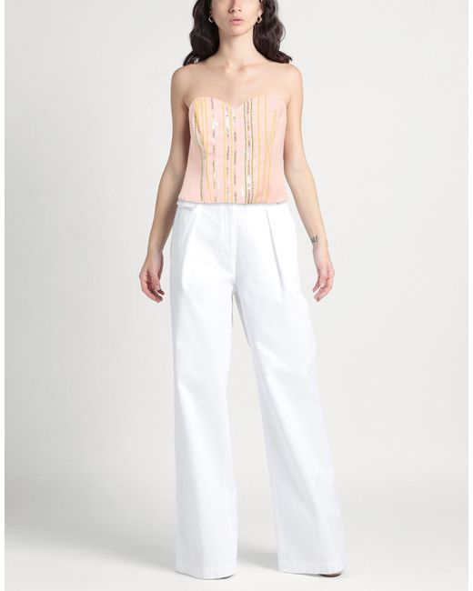 Camilla Pink Top Polyester, Polyamide, Elastane