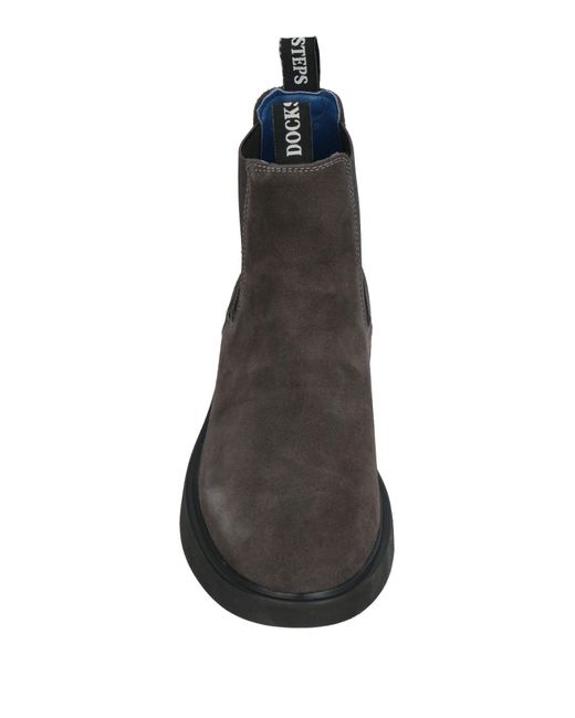 Docksteps Black Ankle Boots for men
