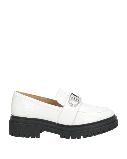 MICHAEL Michael Kors White Mokassin