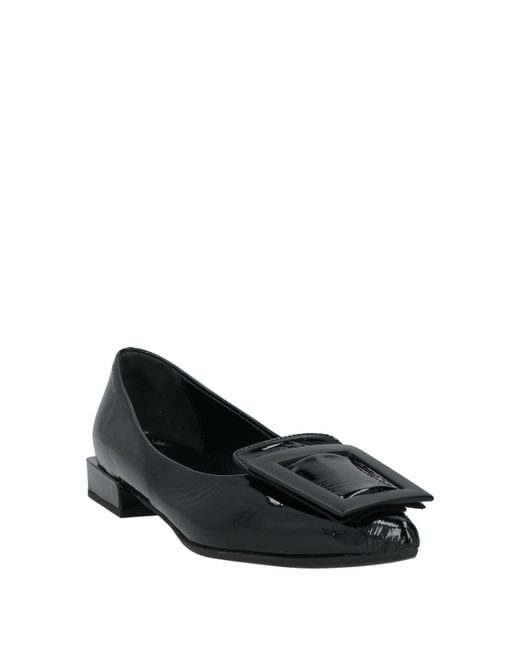 Bruglia Black Loafers Leather