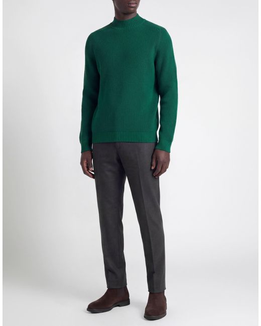 Amaranto Green Turtlenecks for men
