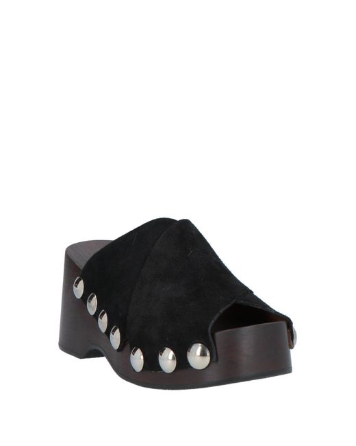 Ganni Black Mules & Clogs