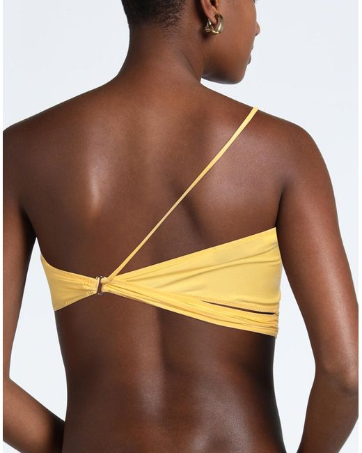 Top de bikini Jacquemus de color Yellow