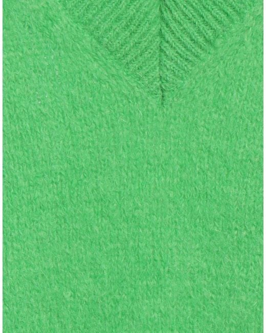 Alysi Green Sweater Mohair Wool, Polyamide, Elastane