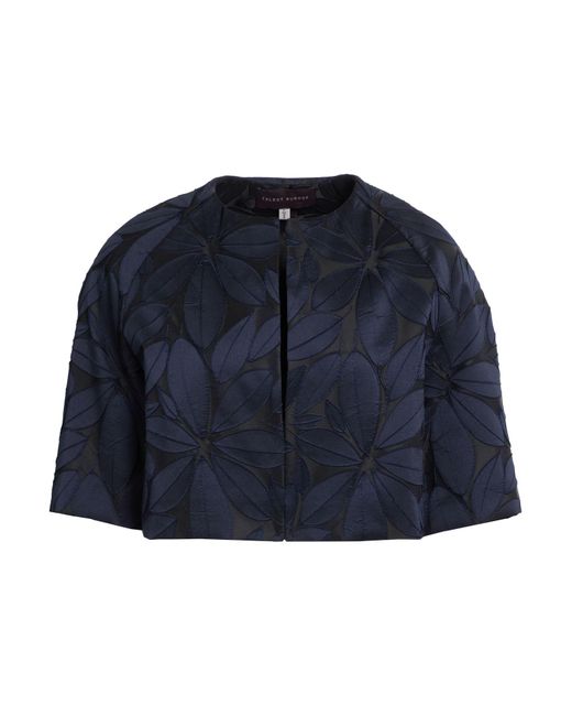 Talbot Runhof Blue Midnight Jacket Acetate, Polyester, Polyacrylic