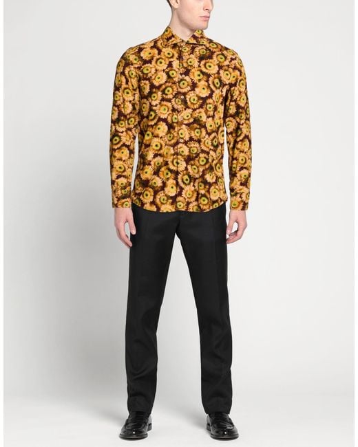 Camicia di Stenstroms in Yellow da Uomo