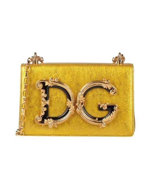 Dolce & Gabbana Yellow Cross-body Bag