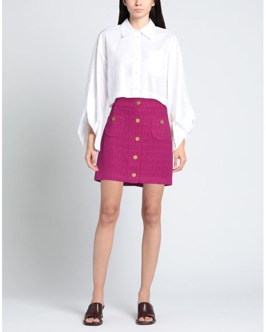 Tagliatore Pink Mini Skirt
