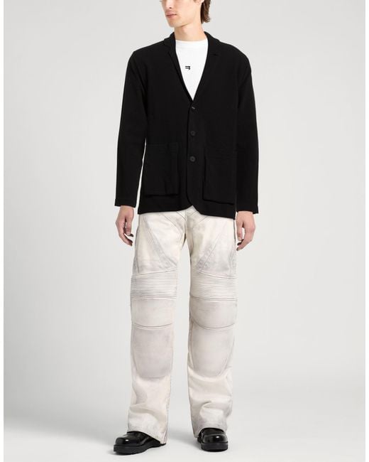 Thom Krom Black Jacket Cotton, Polyester, Elastane for men