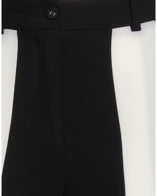 Marc Ellis Black Pants Polyester, Elastane