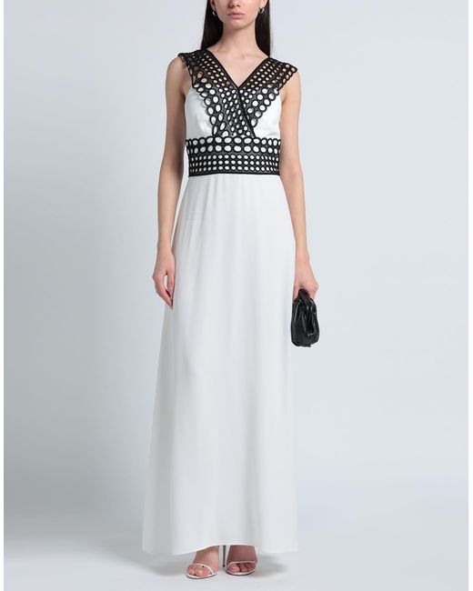 Trussardi White Maxi Dress