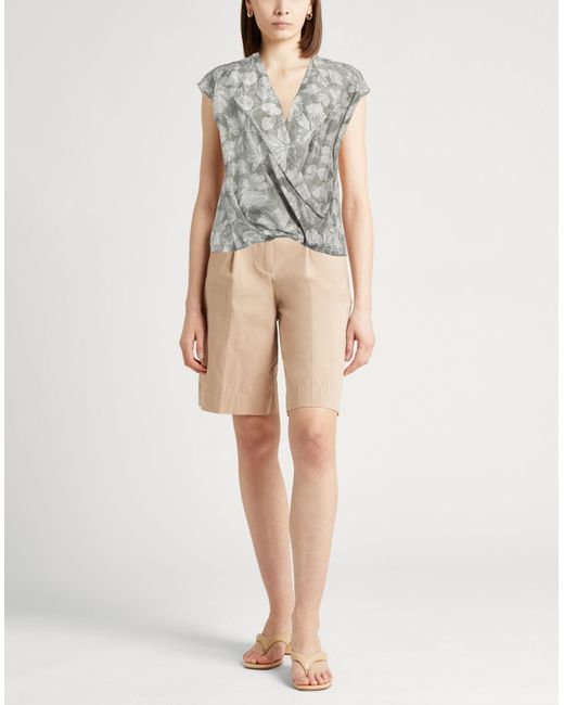 Brunello Cucinelli Gray Top