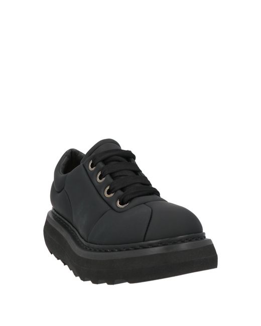 Premiata Black Lace-Up Shoes Leather