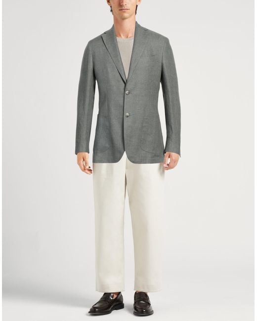 Blazer Tombolini pour homme en coloris Gray