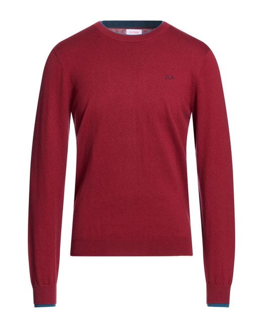 Sun 68 Red Sweaters for men
