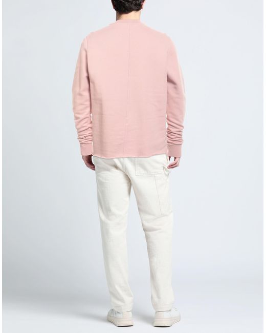 Rick Owens Pink Sweatshirt for men