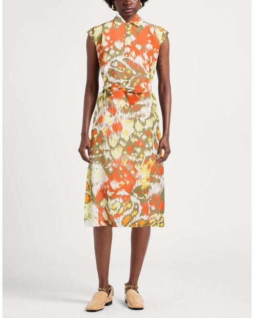 Caliban White Midi Dresses