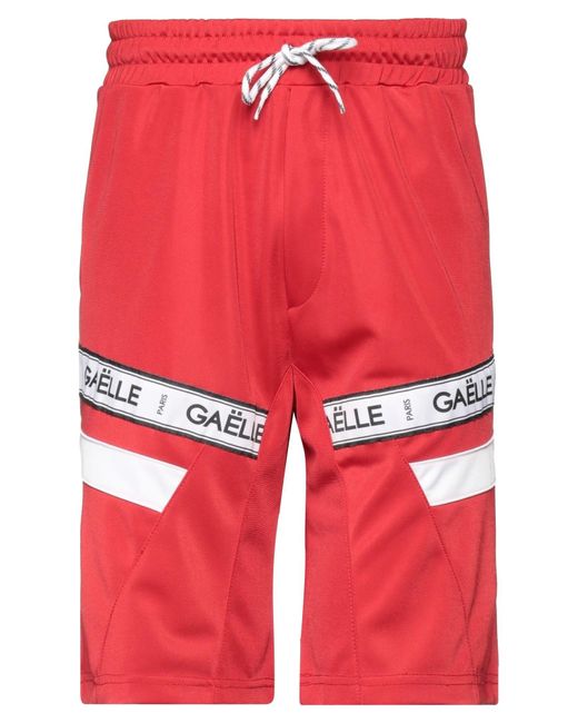 Gaelle Paris Red Shorts & Bermuda Shorts for men