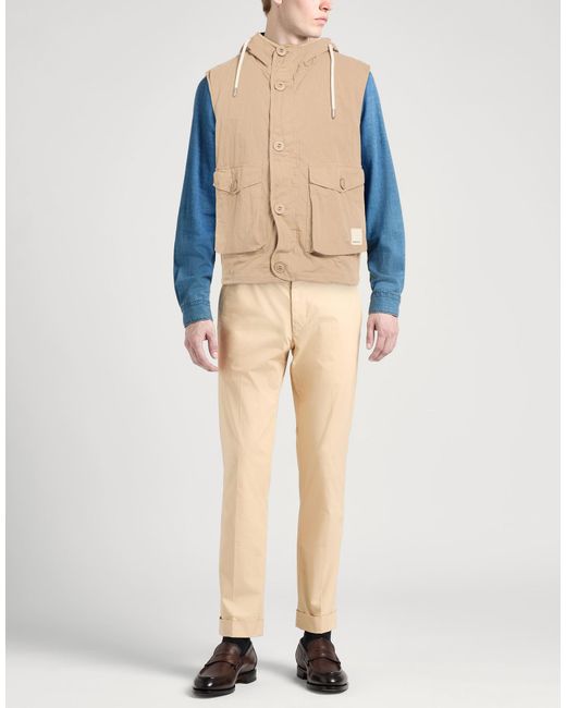 Emporio Armani Natural Vest Cotton, Polyamide for men