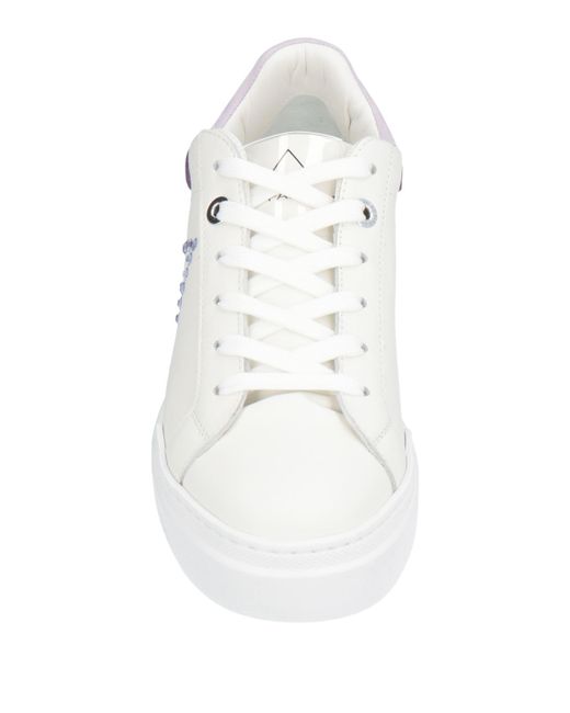 ED PARRISH White Sneakers Soft Leather