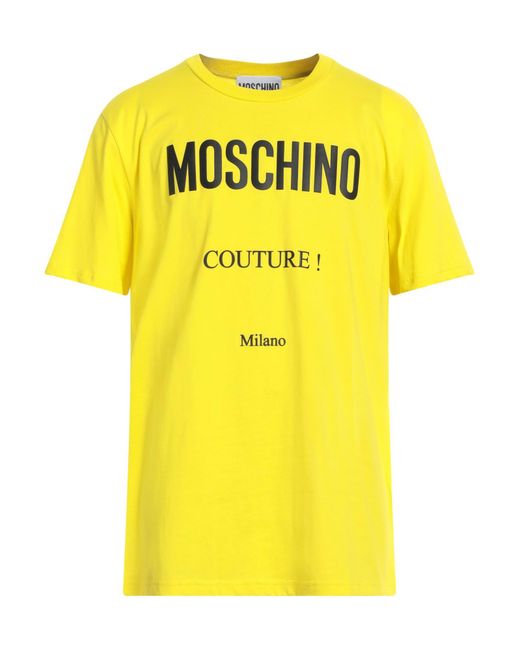 Moschino Yellow T-shirt for men