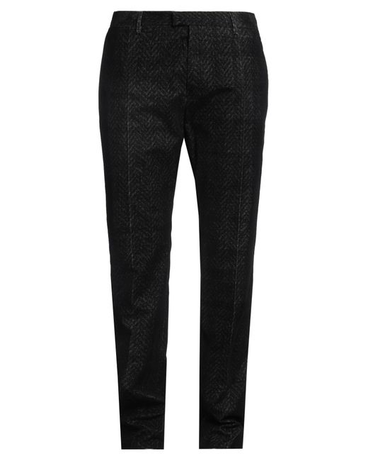 Just Cavalli Black Pants Polyester, Viscose, Elastane for men