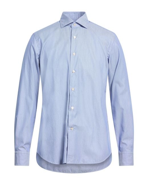 Alessandro Gherardi Blue Shirts for men