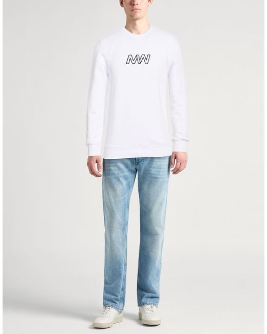Kiton White Sweatshirt Cotton for men