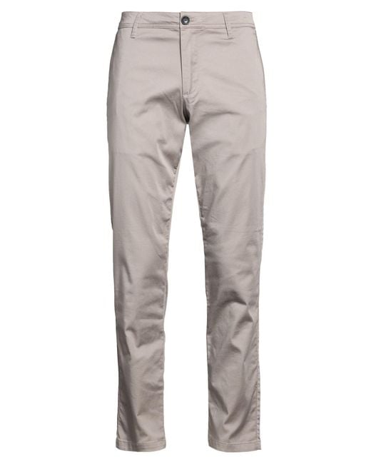 ARMANI EXCHANGE Gray Pants Cotton, Polyester, Elastane for men
