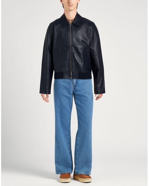 Officine Generale Blue Jacket for men